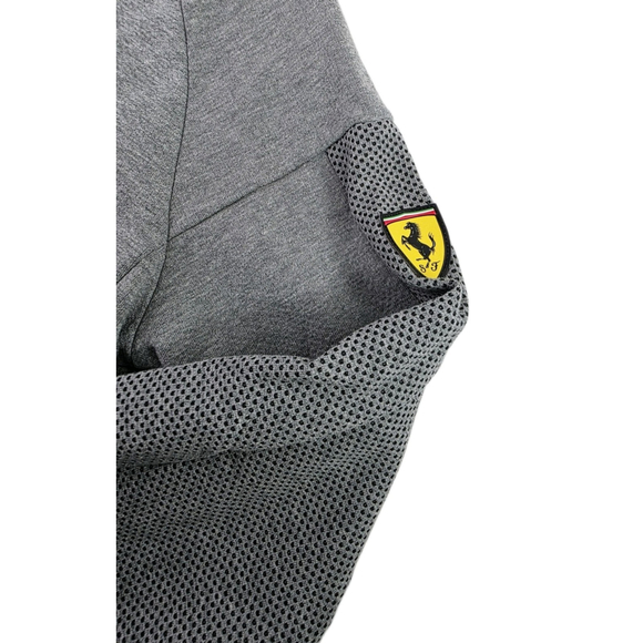 PUMA SCUDERIA FERRARI MOTORSPORT GRAY FULL ZIP HOODIE JACKET MEN'S SIZE SMALL - Picture 6 of 7